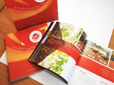 Thiết kế company Profile công ty Cổ Phần Gốm Đất Việt